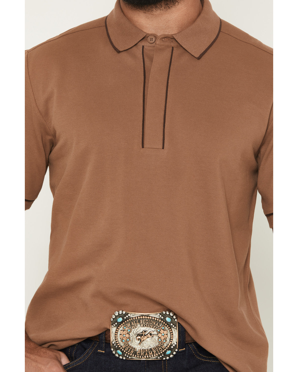Cody James Black 1978™ Men's Cooper Solid Short Sleeve Stretch Polo - Image 3