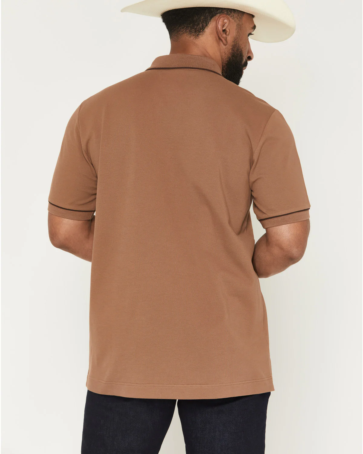 Cody James Black 1978™ Men's Cooper Solid Short Sleeve Stretch Polo - Image 4