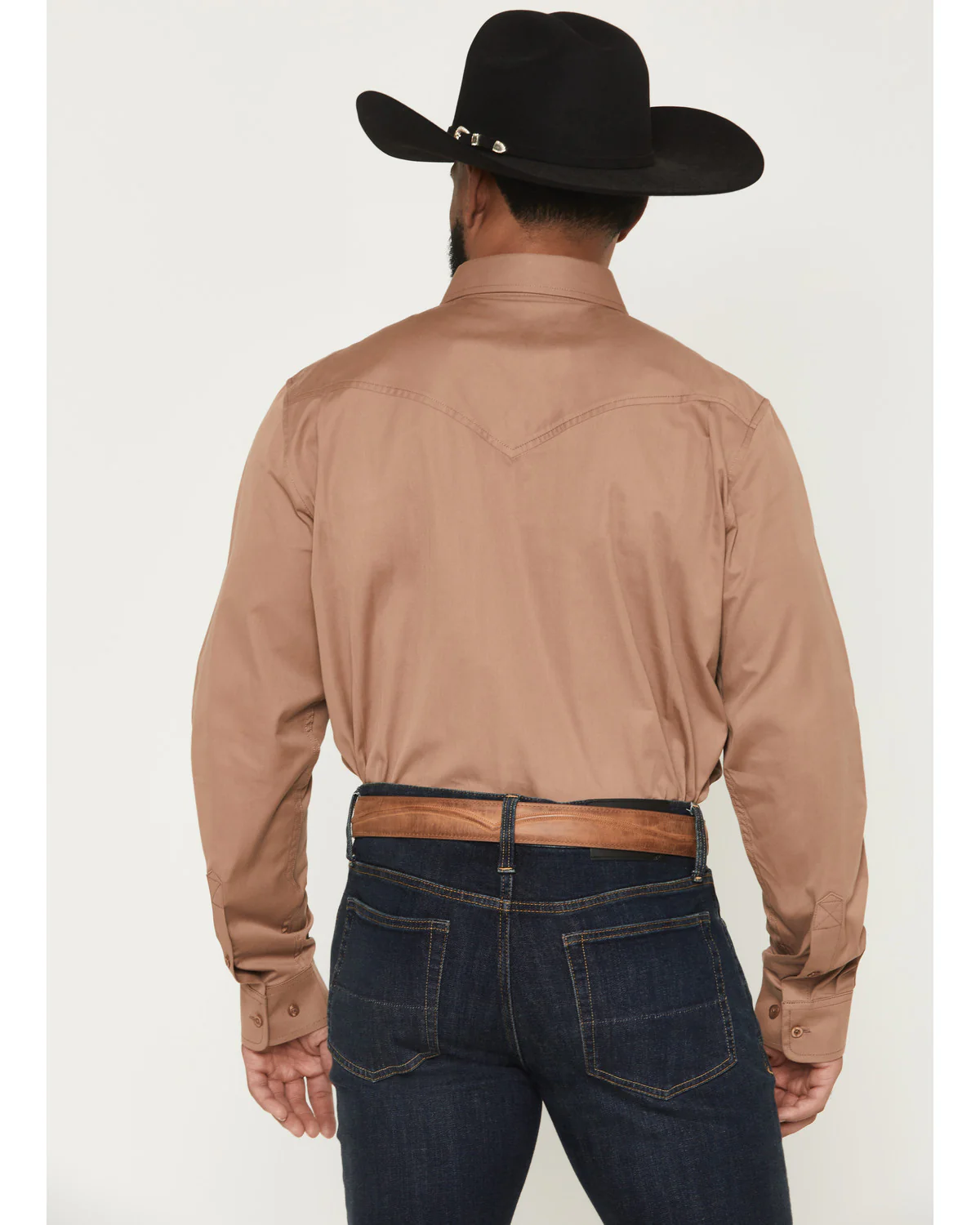 Cody James Black 1978™ Men's Lawman Solid Long Sleeve Button-Down Western Shirt - Image 4