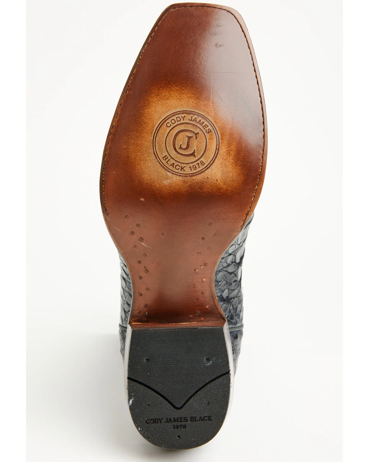 Cody James Black 1978® Men's The Mason Exotic Caiman Western Boots - Square Toe - Image 7