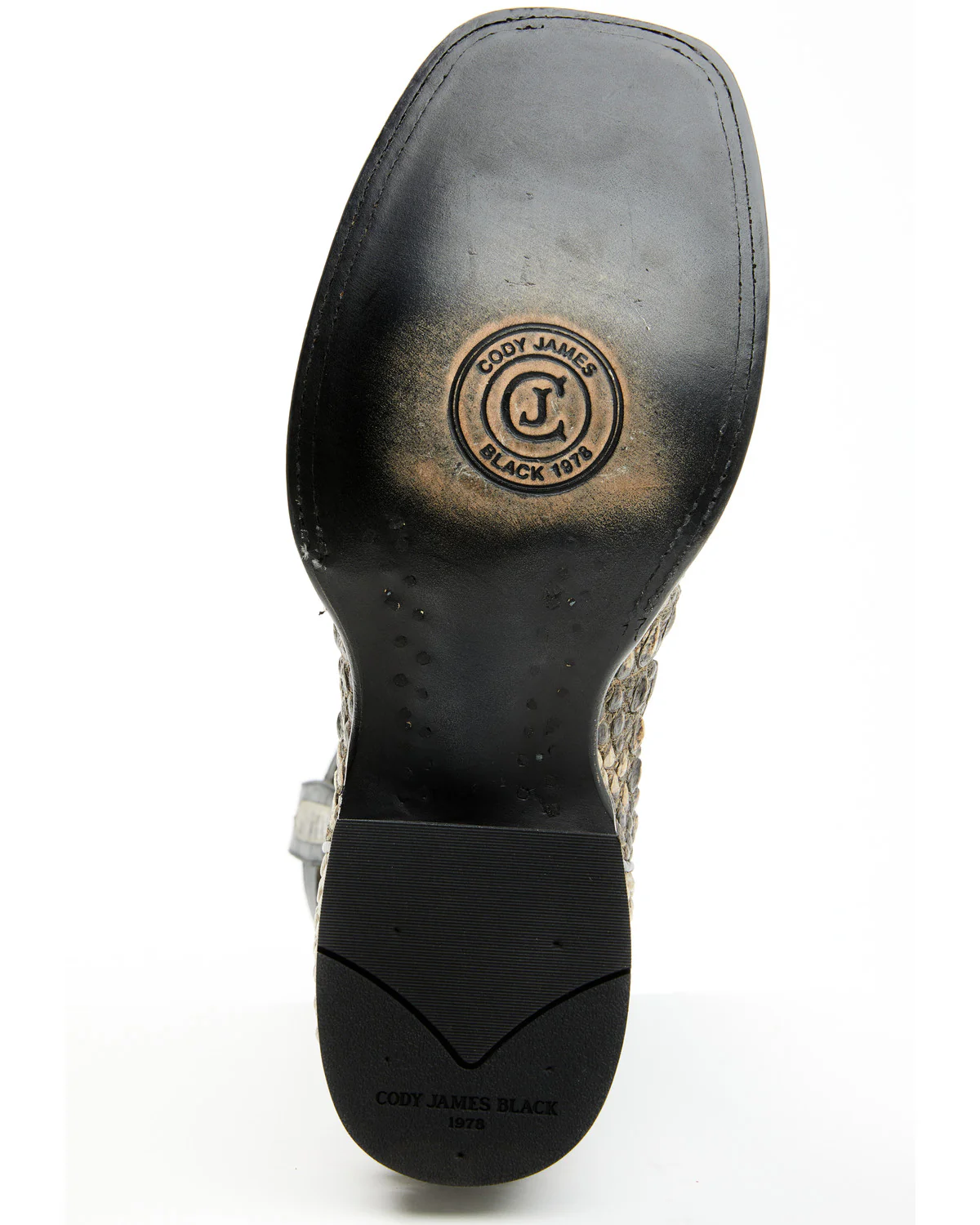 Cody James Black 1978® Men's Tillman Exotic Hornback Alligator Western Boots - Broad Square Toe - Image 7