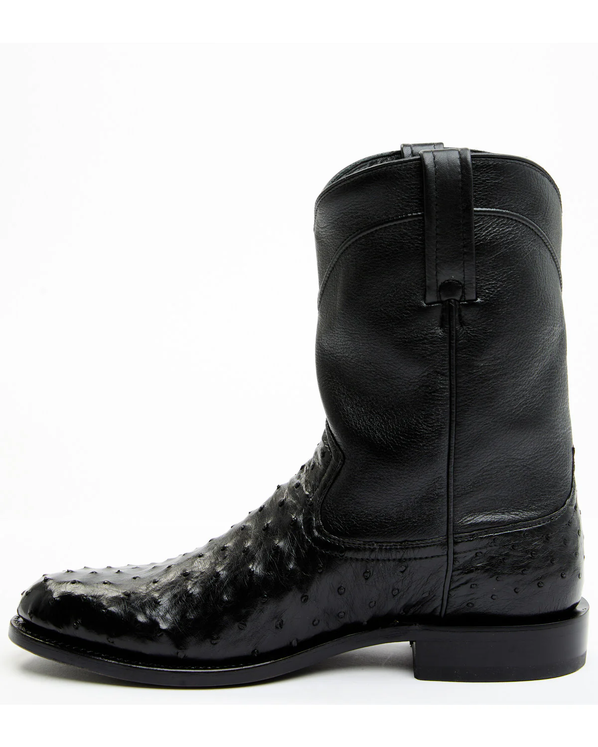 Cody James Black 1978® Men's Carmen Exotic Full-Quill Ostrich Roper Boots - Round Toe - Image 3