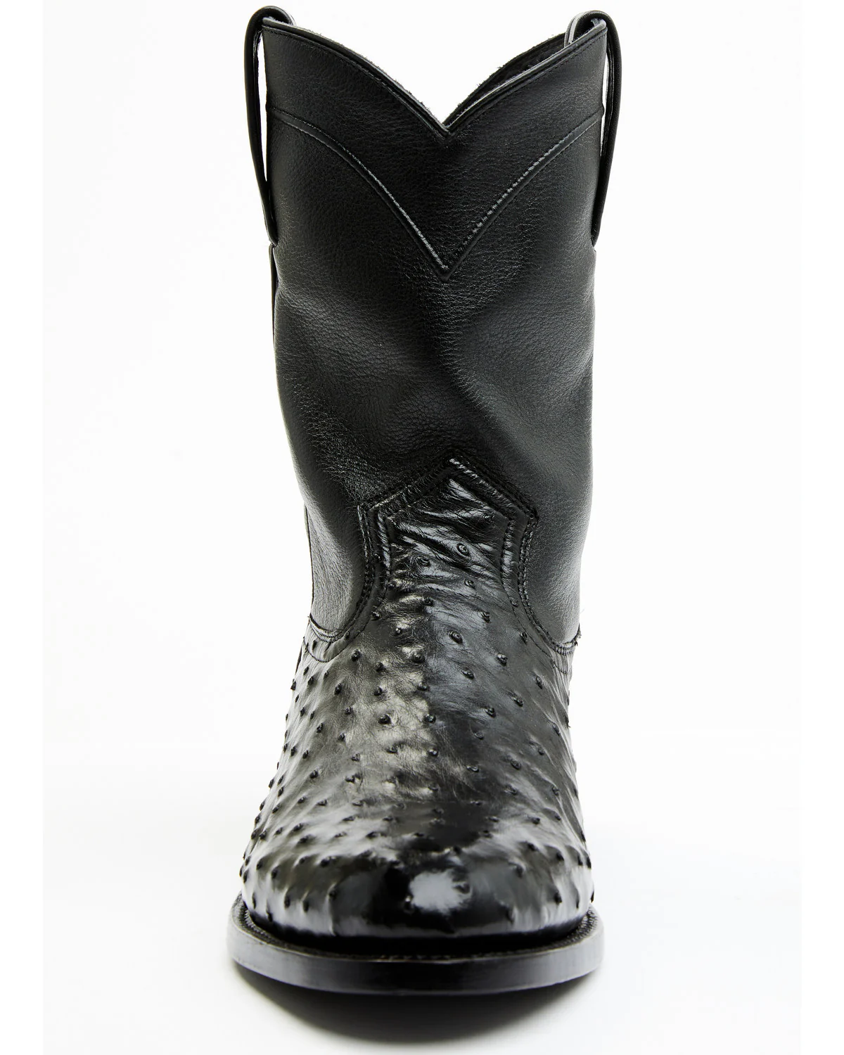 Cody James Black 1978® Men's Carmen Exotic Full-Quill Ostrich Roper Boots - Round Toe - Image 4