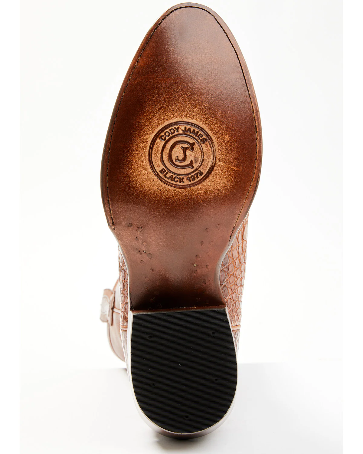 Cody James Black 1978® Men's Chapman Exotic Caiman Belly Western Boots - Round Toe - Image 7