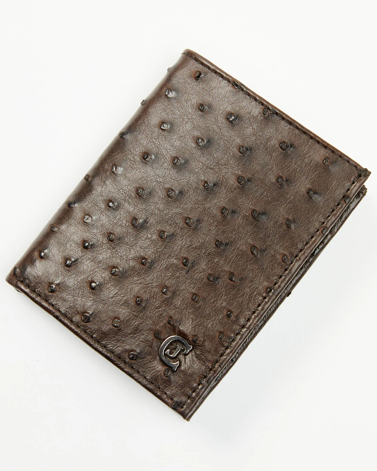 Cody James Black 1978™ Men's Dawson Exotic Full-Quill Ostrich Bifold Wallet