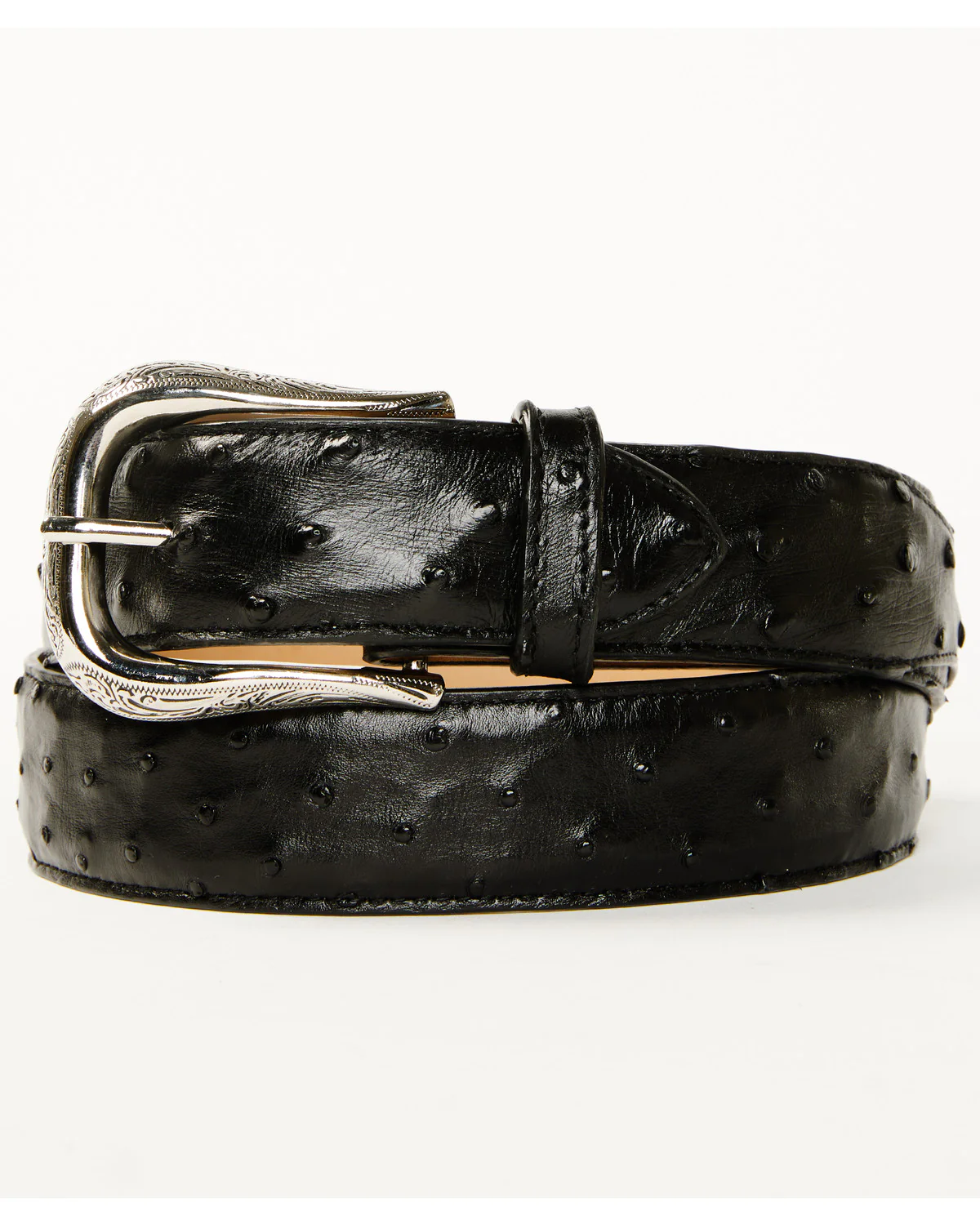 Cody James Black 1978™ Men's Dawson Exotic Full Quill Ostrich Leather Belt