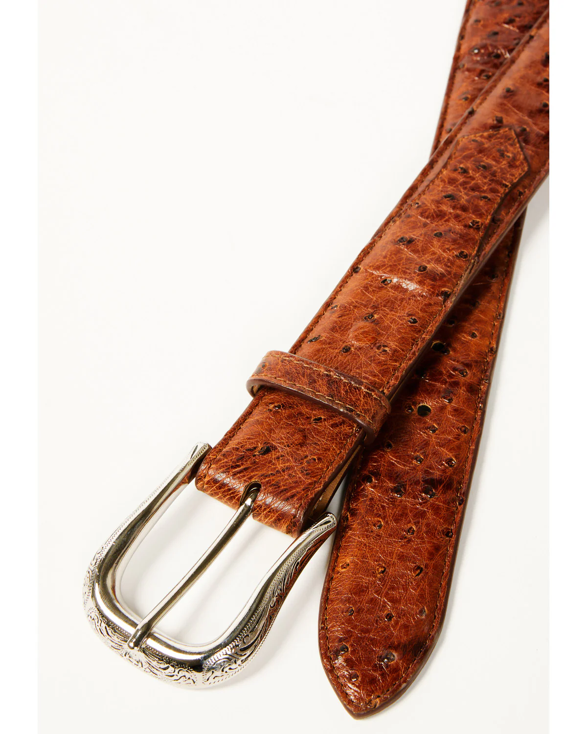Cody James Black 1978™ Men's Dawson Exotic Full Quill Ostrich Leather Belt - Image 2
