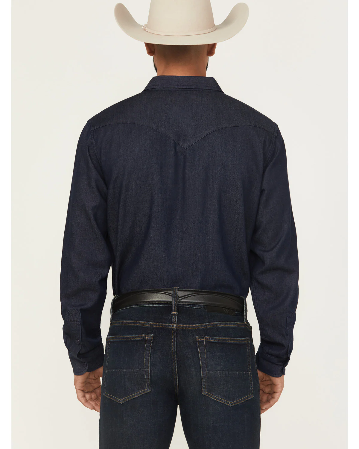 Cody James Black 1978™ Men's Mamba Dark Wash Denim Long Sleeve Button-Down Western Shirt - Image 4