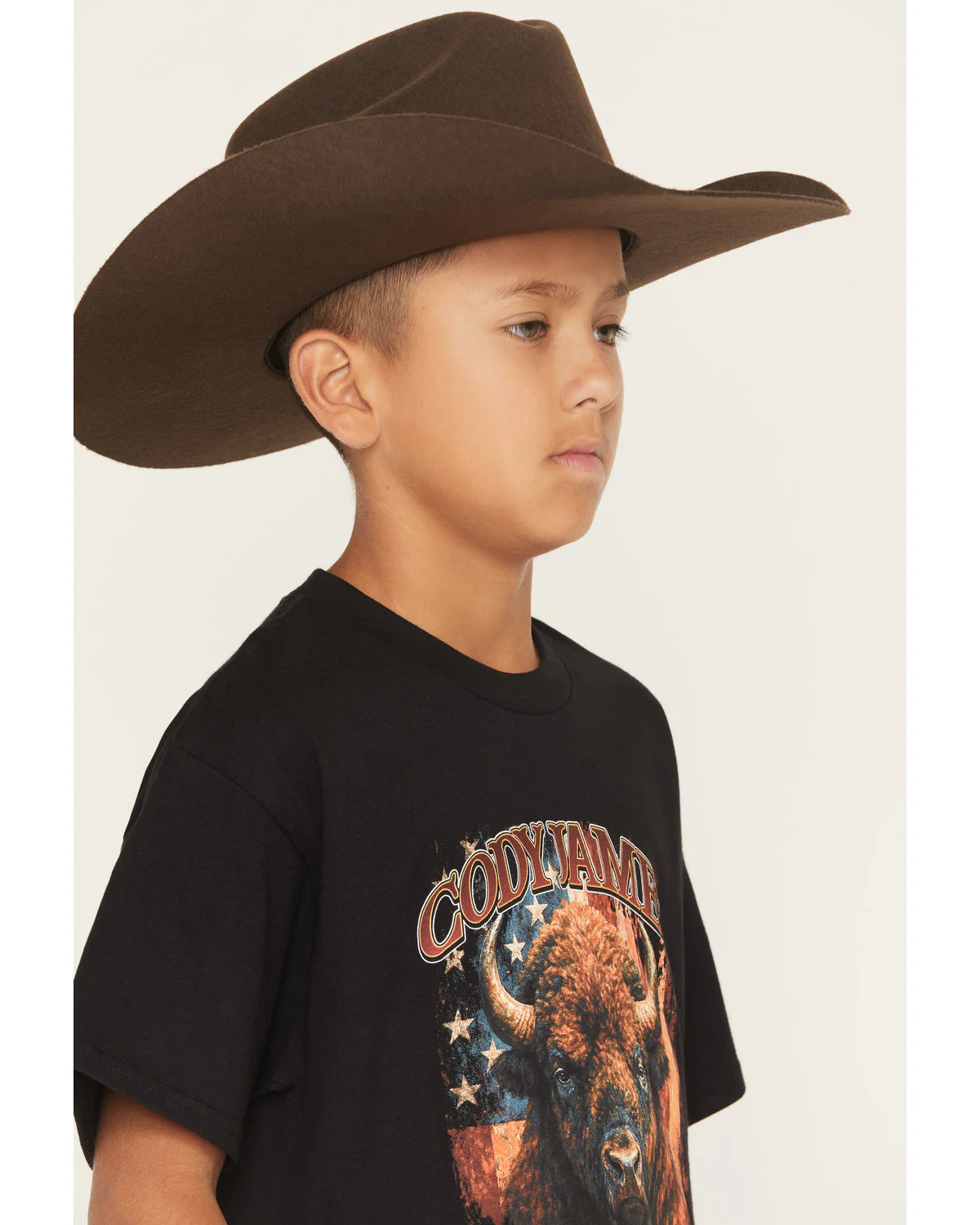 Cody James Boys' Americana Bull Short Sleeve Graphic T-Shirt - Image 2