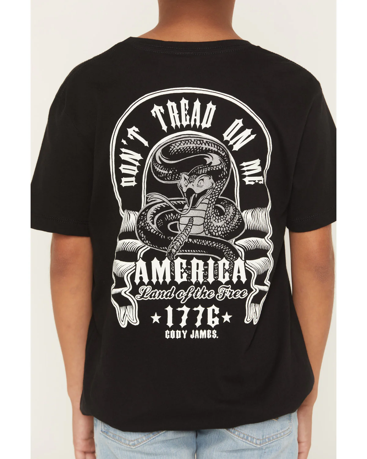 Cody James Boys' Don't Tread On Me Short Sleeve Graphic T-Shirt - Image 4