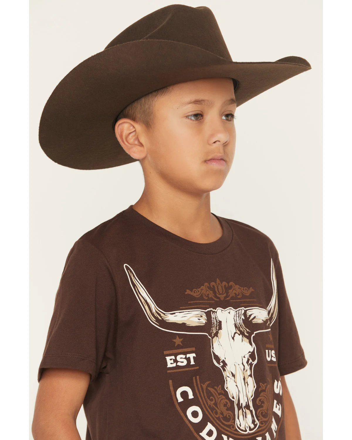Cody James Boys' USA Steerhead Short Sleeve Graphic T-Shirt - Image 2