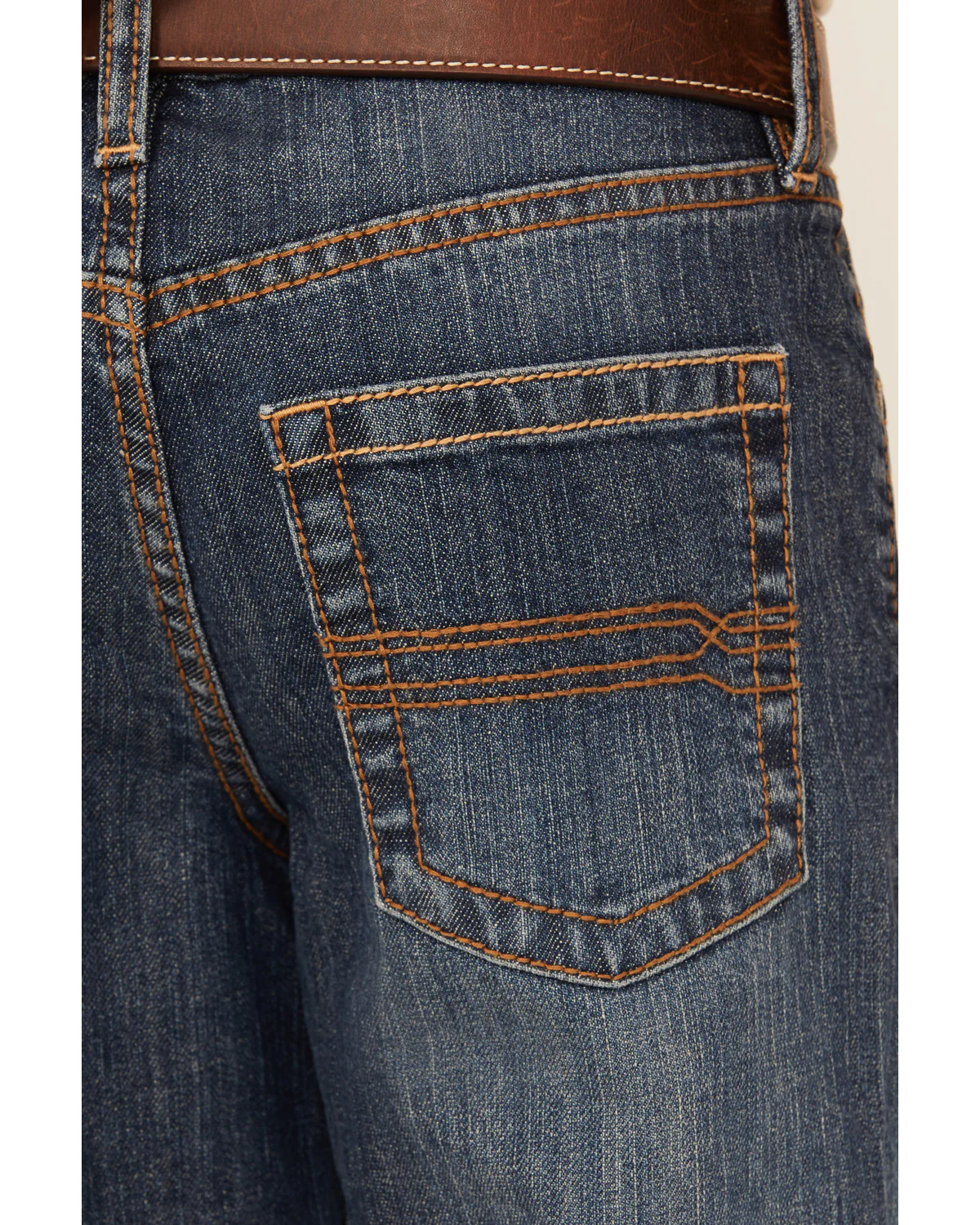 Cody James Boys' Wolfstooth Medium Wash Relaxed Bootcut Stretch Denim Jeans - Image 4
