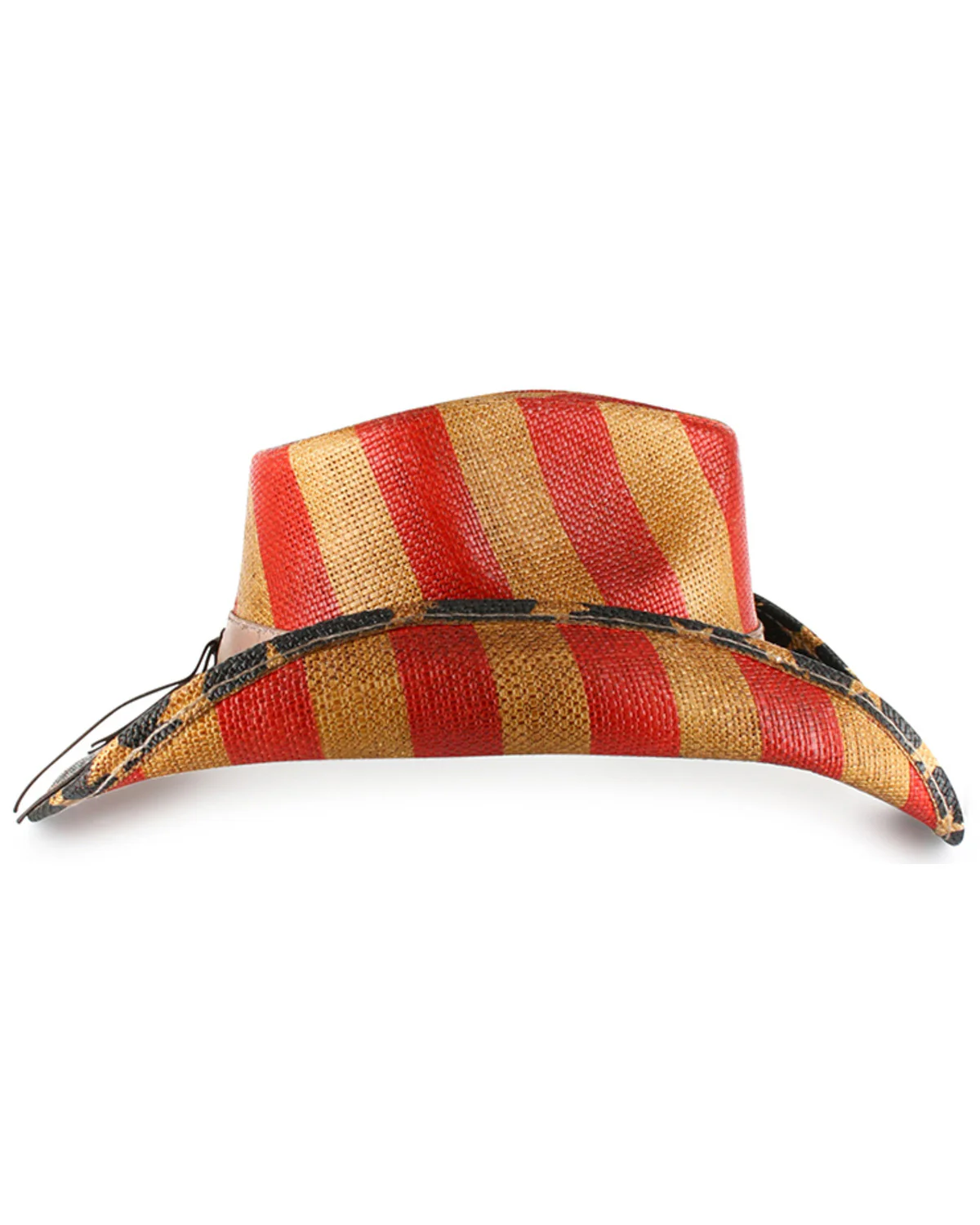 Cody James Justice American Flag Drifter Straw Cowboy Hat - Image 6