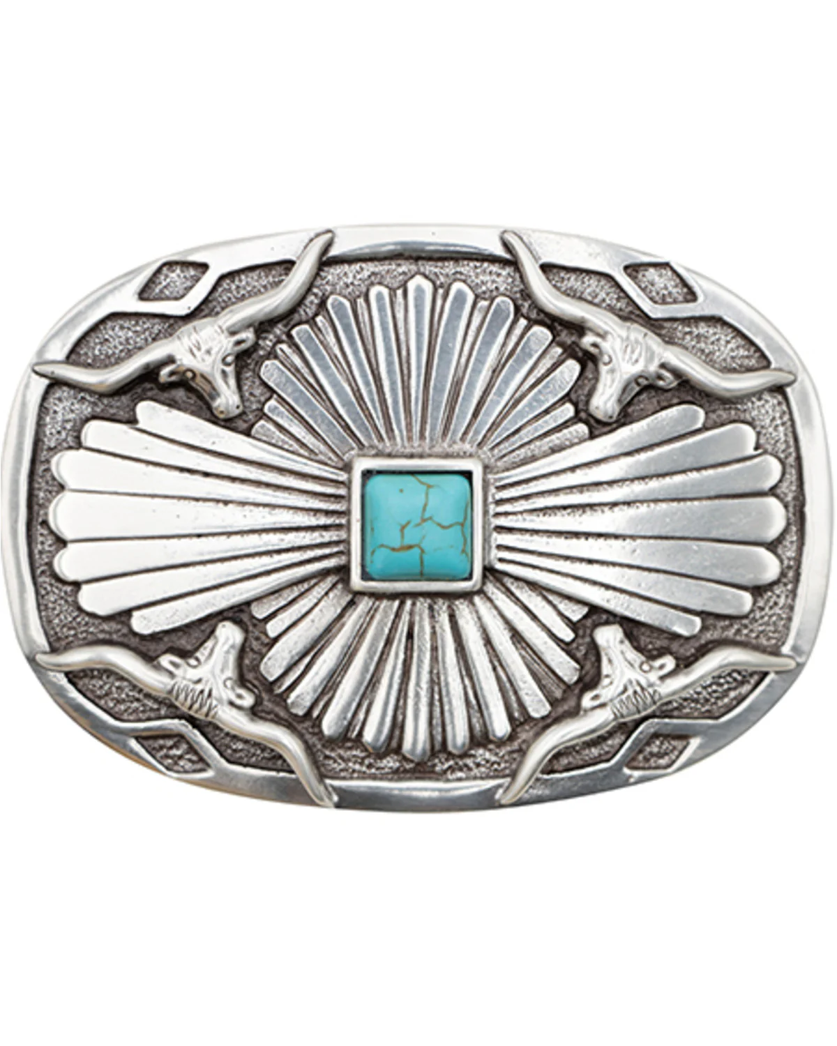Cody James Kids' Long Horn Scalloped Buckle
