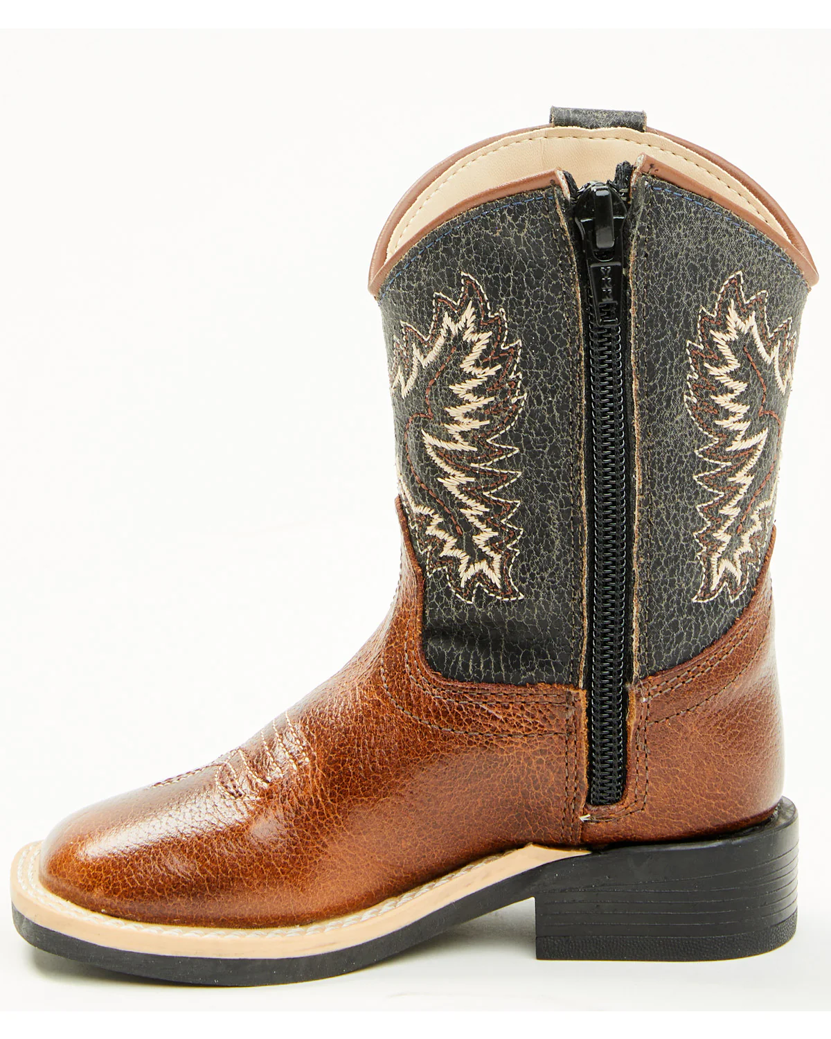 Cody James Little Boys' Little Ryder Western Boots - Broad Square Toe - Image 3