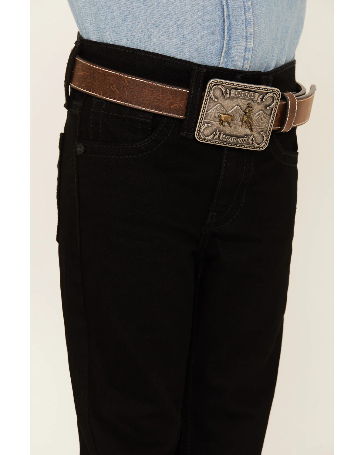 Cody James Little Boys' Night Rider Straight Leg Jeans - Image 2