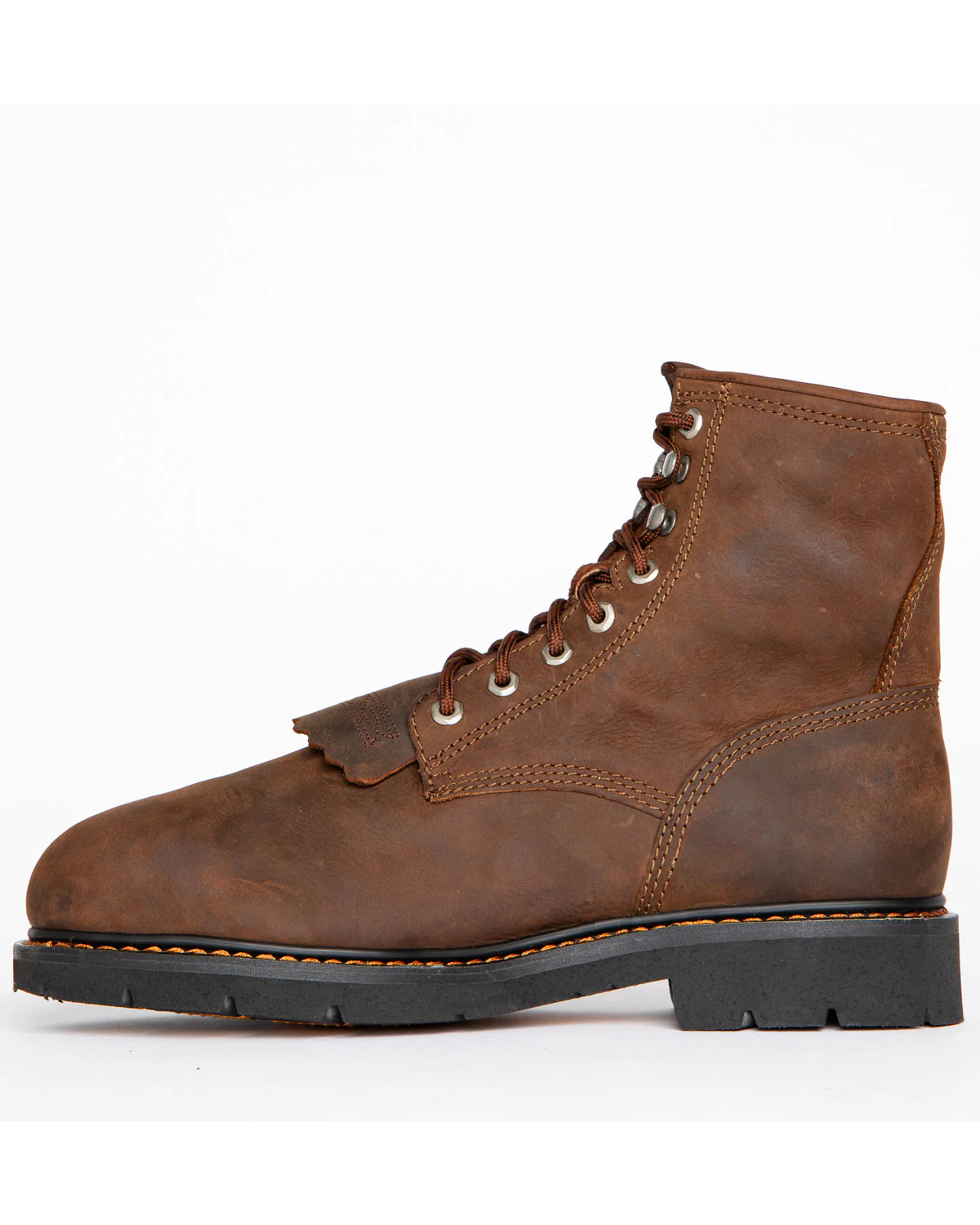 Cody James Men's 8" Mustang Lace-Up Kiltie Waterproof Work Boots - Composite Toe - Image 3