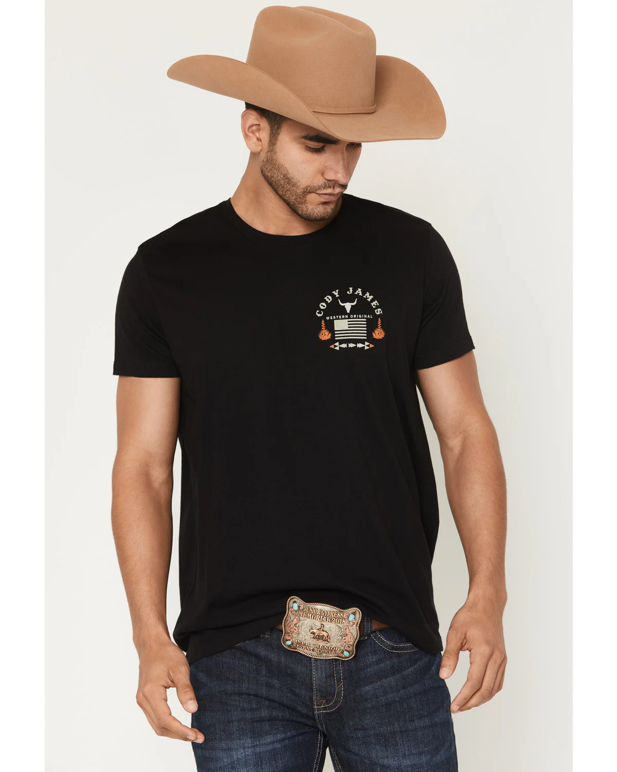 Cody James Men's Agave Desert Short Sleeve Graphic T-Shirt - Image 2