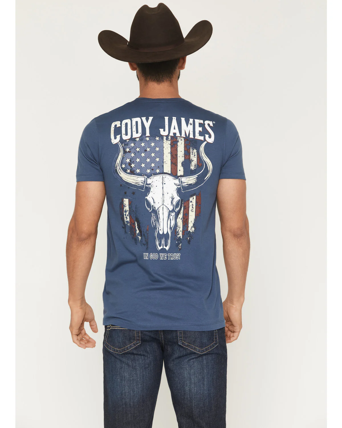 Cody James Men's American Steerhead Short Sleeve Graphic T-Shirt