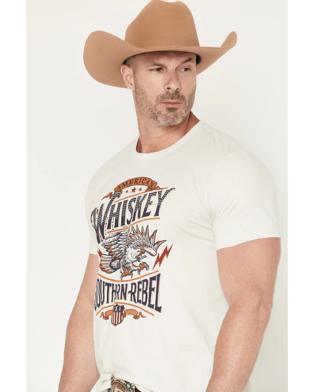 Cody James Men's American Whiskey Short Sleeve Graphic T-Shirt - Image 2