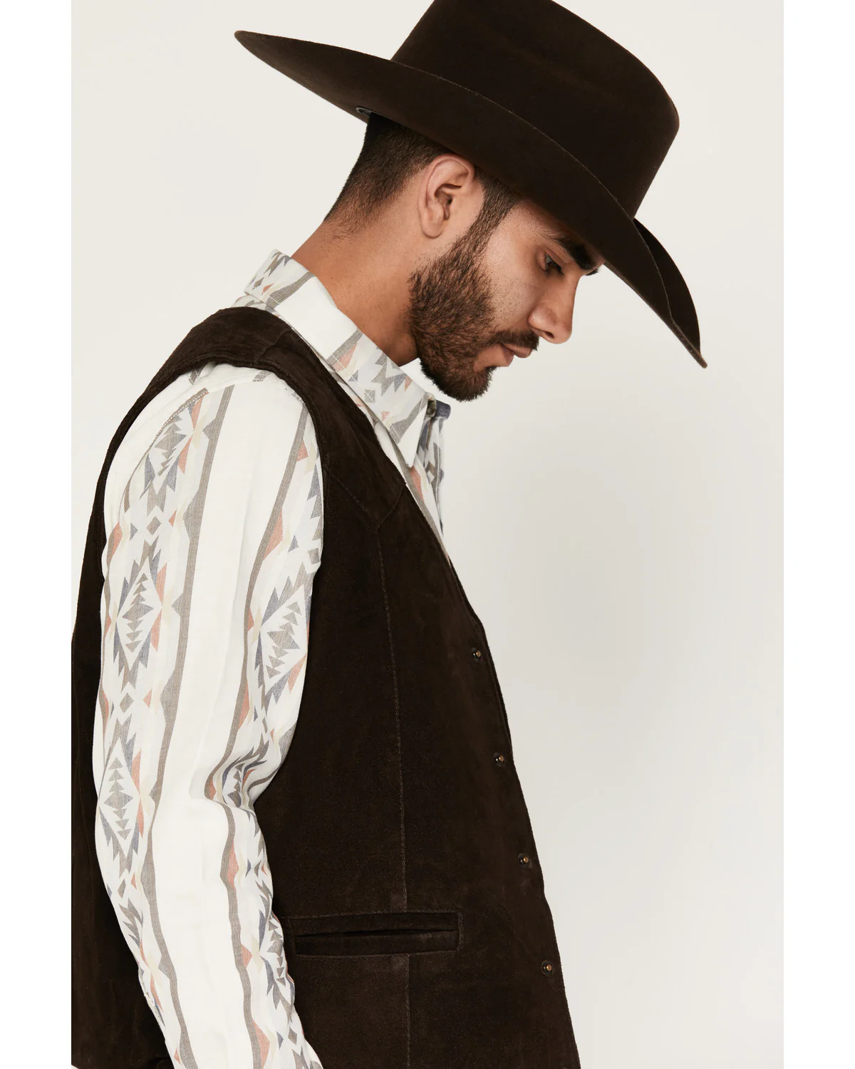 Cody James Men's Angus Suede Vest - Image 2