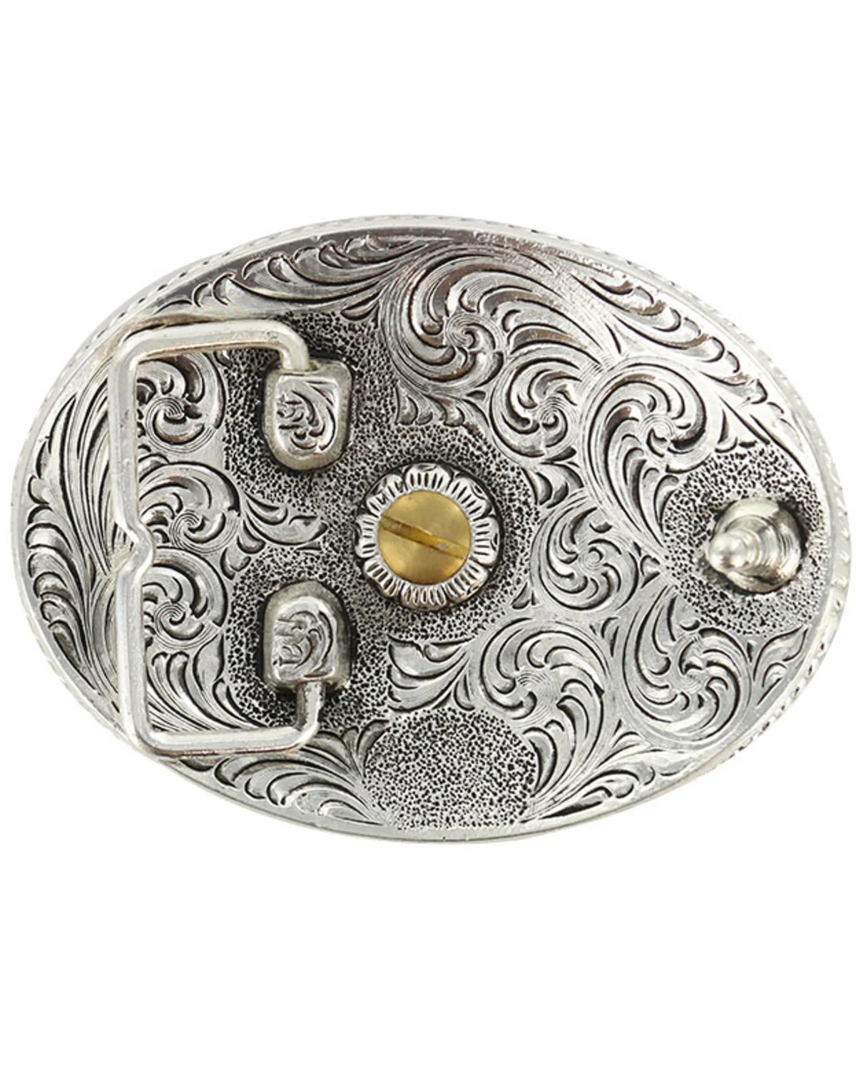 Cody James Men's Antiqued Colorado Oval Belt Buckle - Image 2