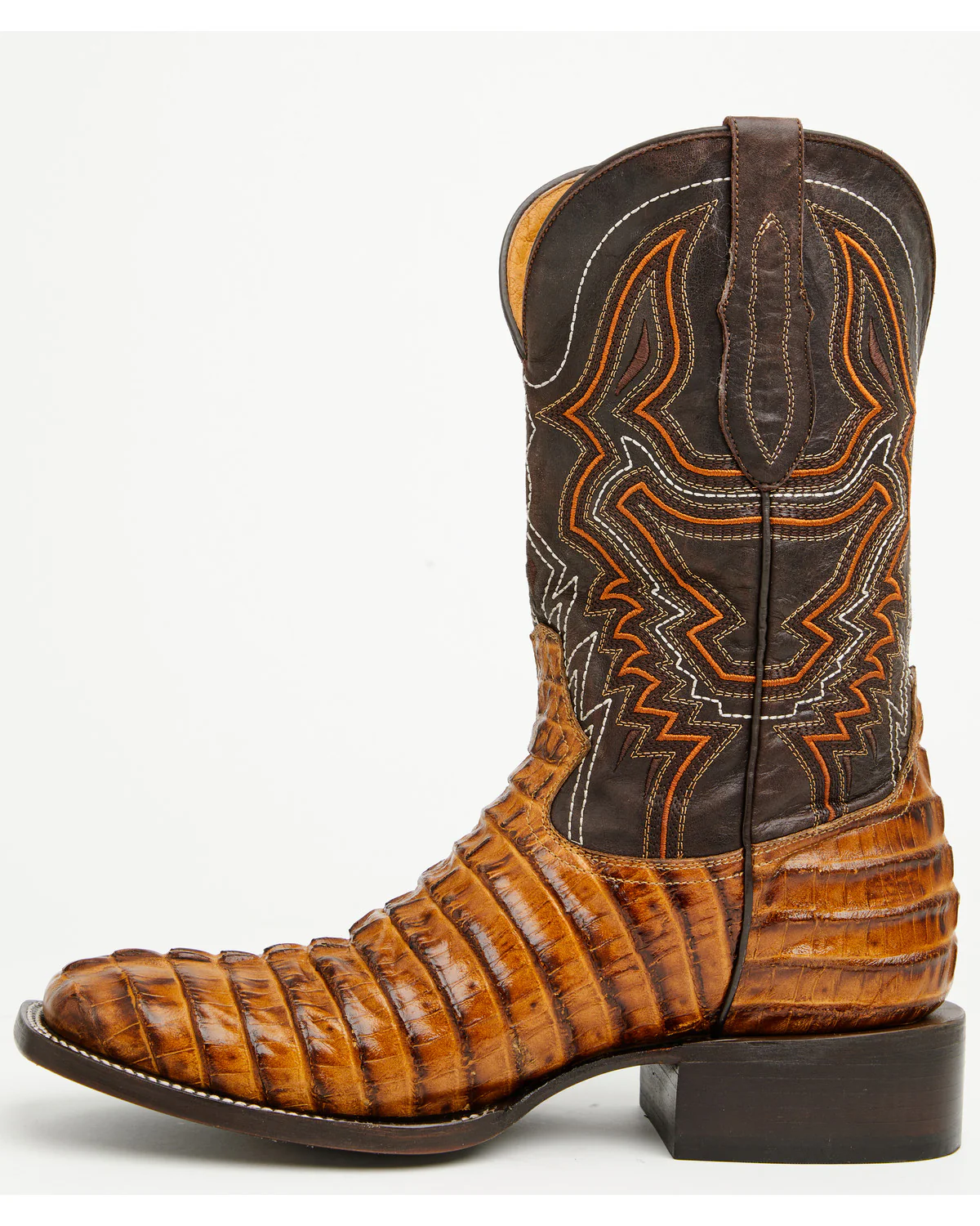 Cody James Men's Badlands Caiman Print Western Boots - Broad Square Toe - Image 3