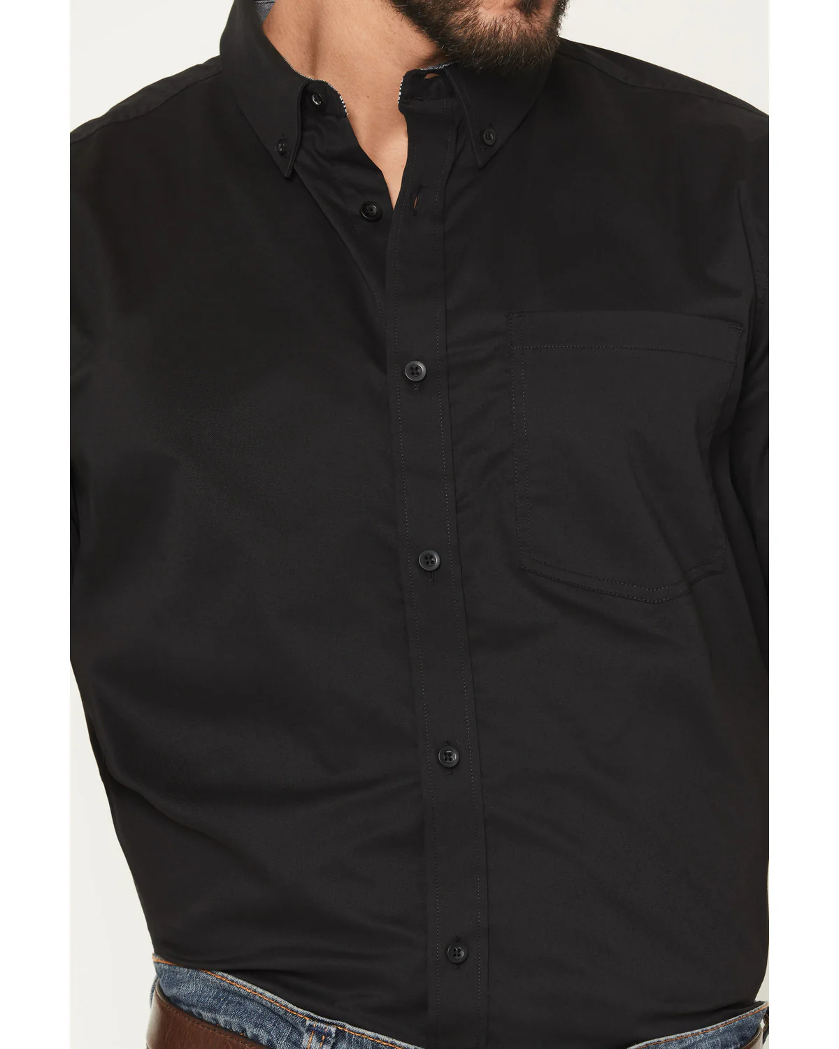 Cody James Men's Basic Twill Short Sleeve Button-Down Stretch Western Shirt - Image 3