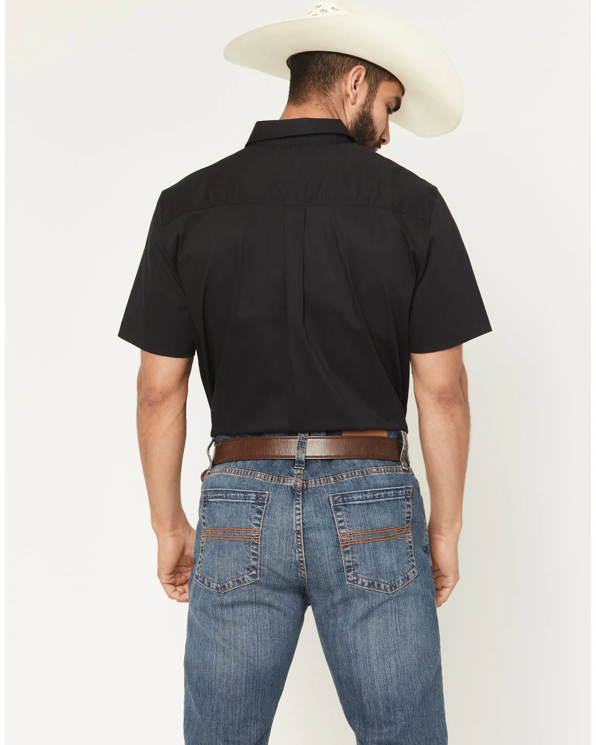 Cody James Men's Basic Twill Short Sleeve Button-Down Stretch Western Shirt - Image 4