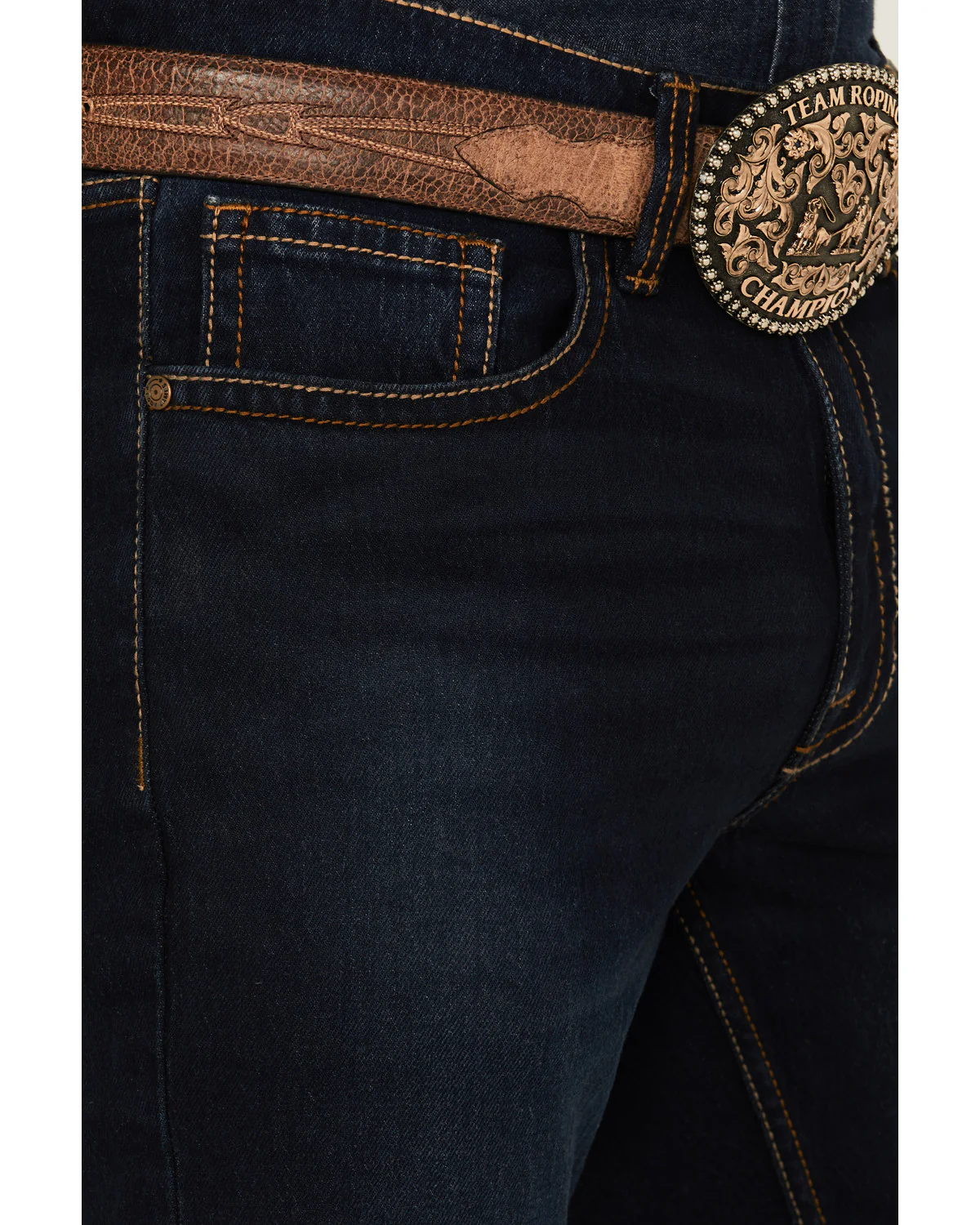Cody James Men's Bay Roan Wash Jackson Slim Straight Stretch Denim Jeans - Image 2