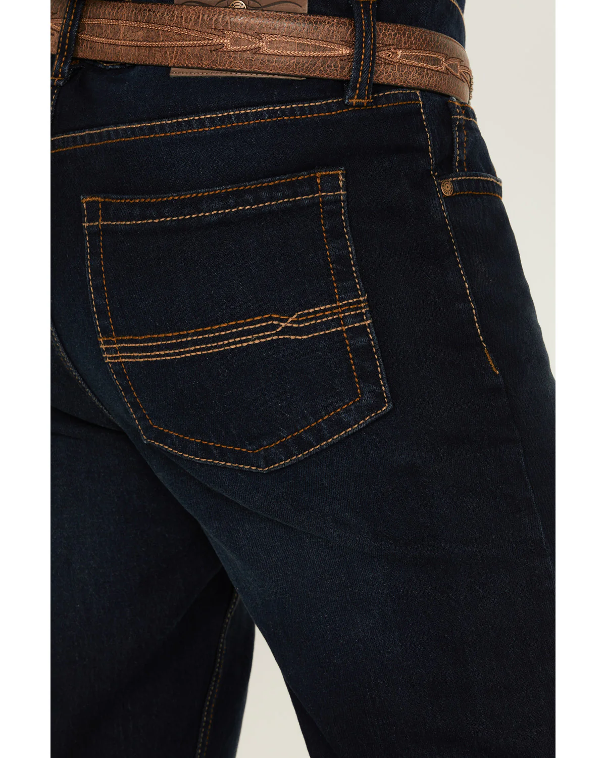 Cody James Men's Bay Roan Wash Jackson Slim Straight Stretch Denim Jeans - Image 4