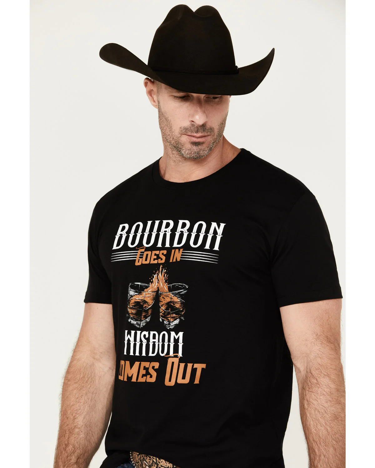 Cody James Men's Bourbon Wisdom Short Sleeve Graphic T-Shirt - Image 2