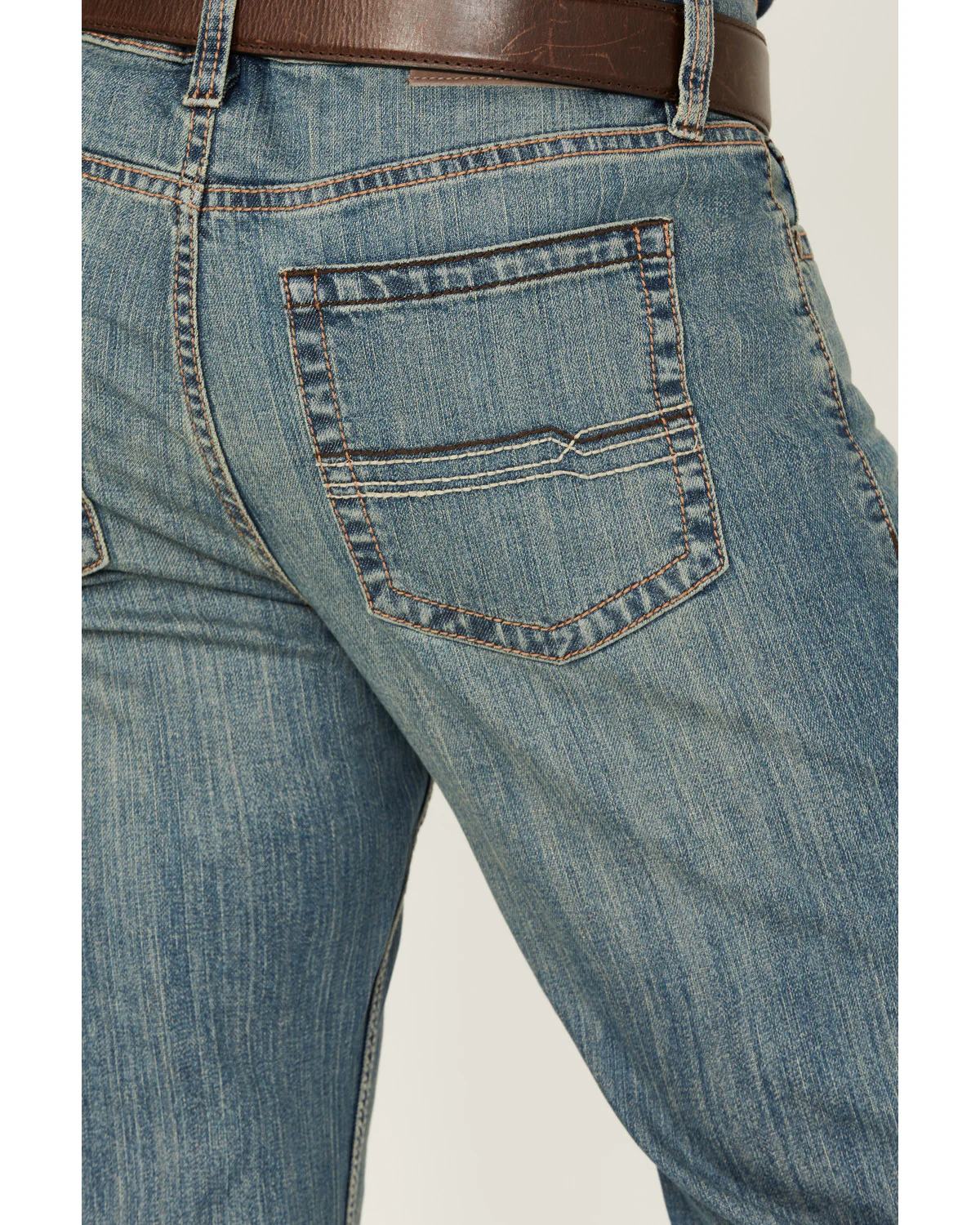 Cody James Men's Bozeman Wash Duke Relaxed Bootcut Stretch Denim Jeans - Image 4