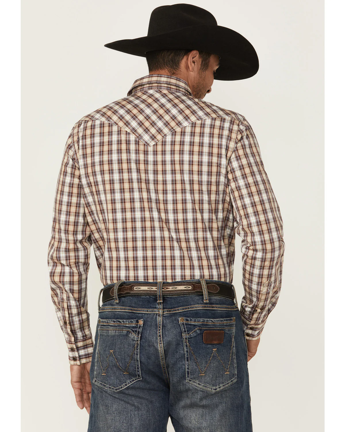 Cody James Men's Bradford Plaid Print Long Sleeve Snap Western Shirt - Image 4