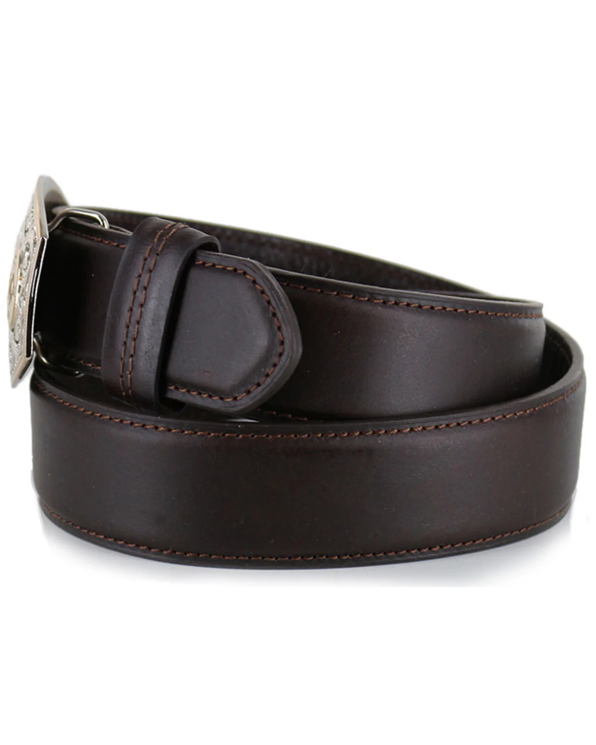 Cody James Men's Bullet Buckle Leather Belt - Image 3