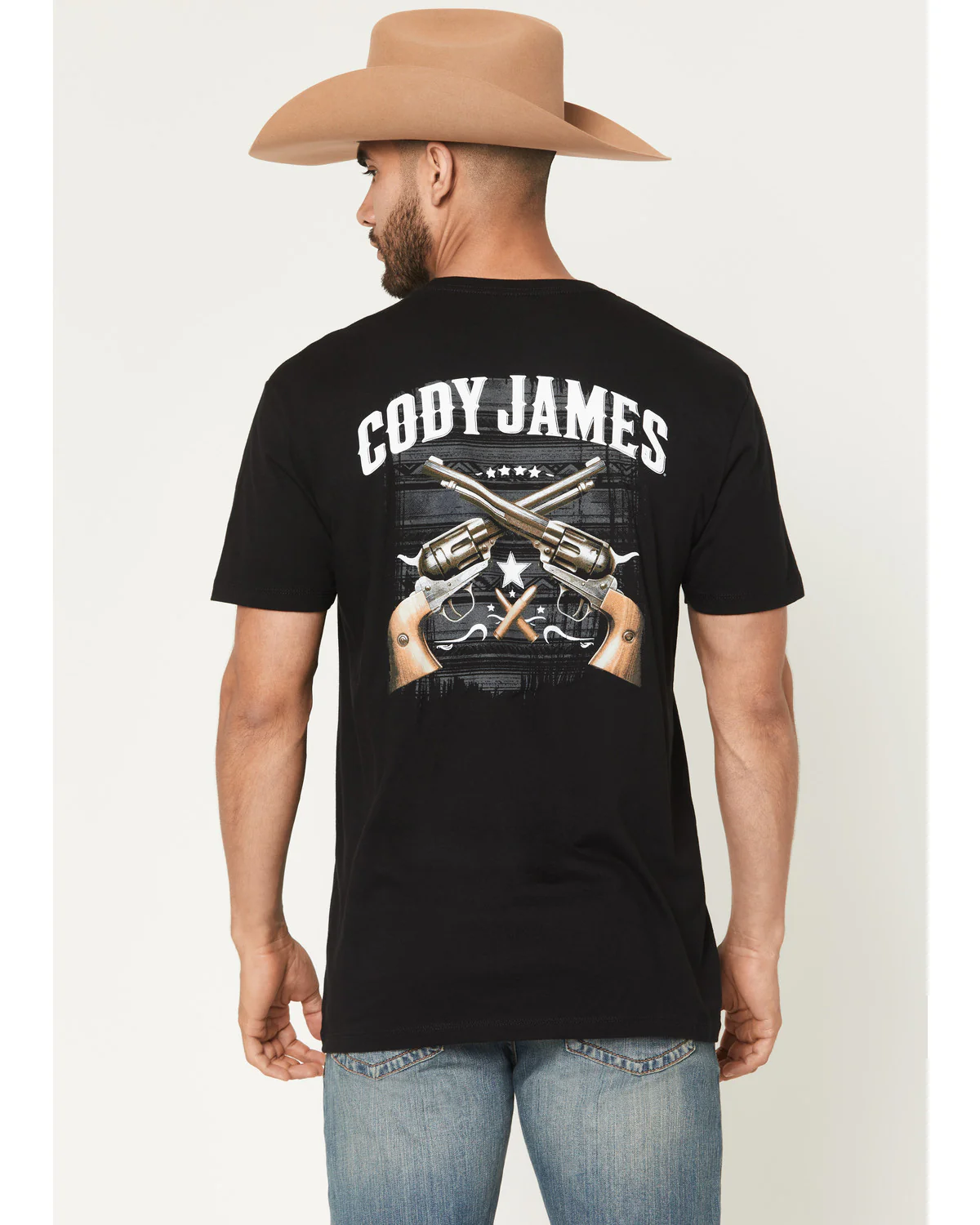 Cody James Men's Cross Guns Short Sleeve Graphic T-Shirt - Image 4