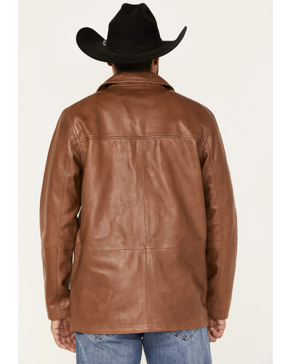 Cody James Men's Dale Leather Field Jacket - Image 4