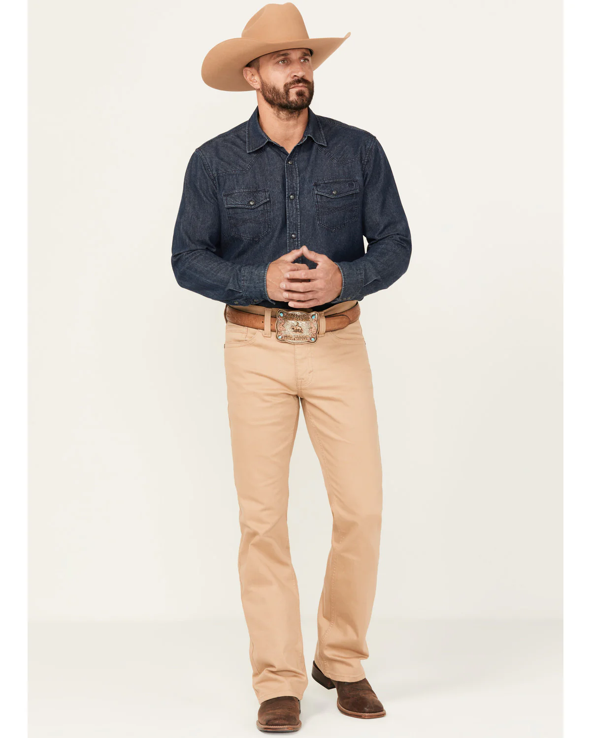 Cody James Men's Dalton Wash Wyatt Slim Bootcut Stretch Denim Jeans