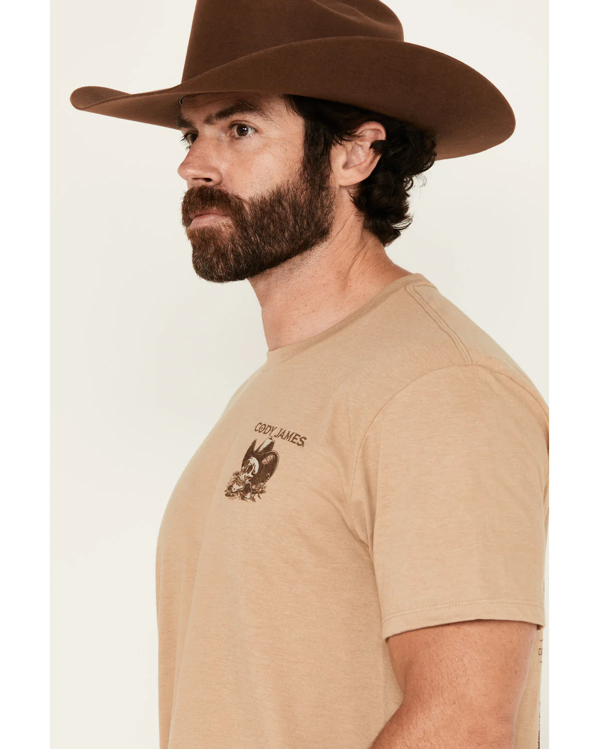 Cody James Men's Desert Skull Short Sleeve Graphic T-Shirt - Image 3