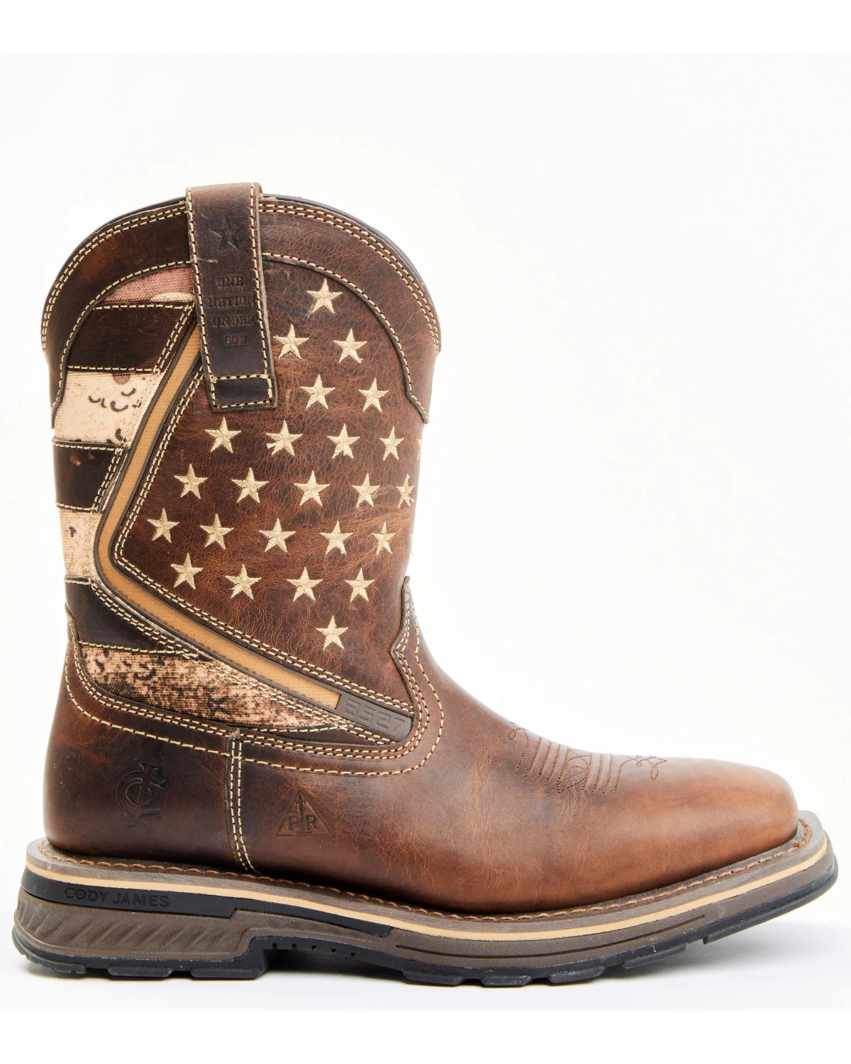 Cody James Men's 10" ASE7 Disruptor Western Work Boots - Soft Toe - Image 2