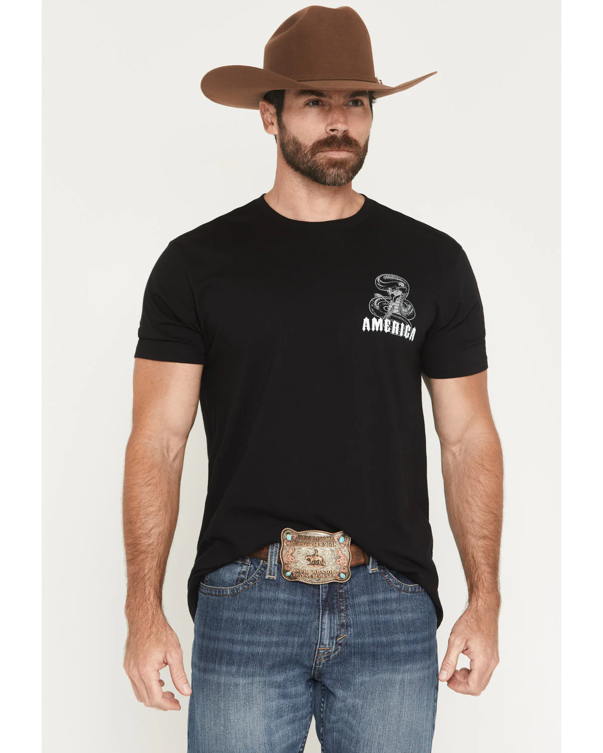 Cody James Men's Don't Tread On Me Short Sleeve Graphic T-Shirt - Image 2