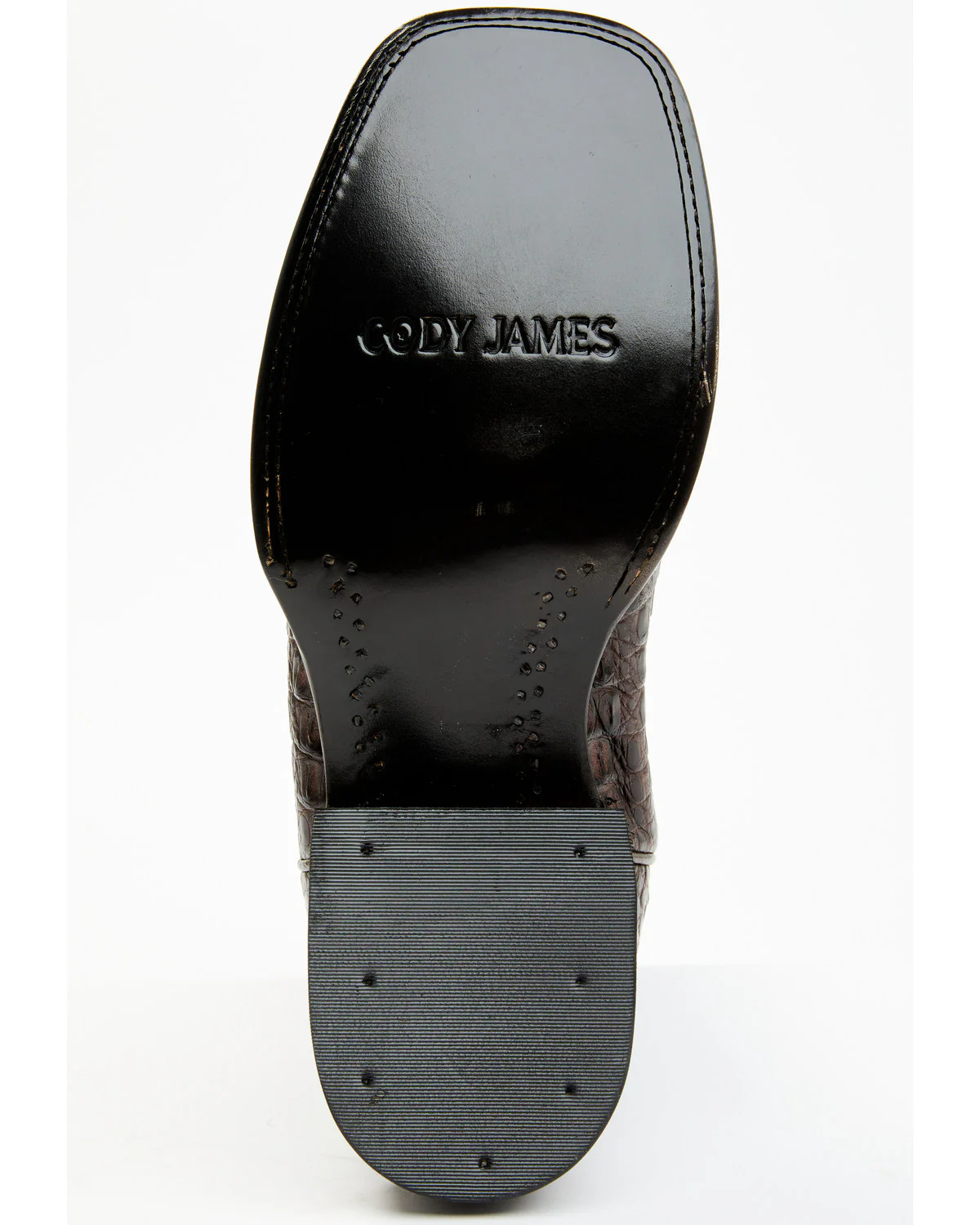Cody James Men's Exotic Caiman Belly Western Boots - Broad Square Toe - Image 7