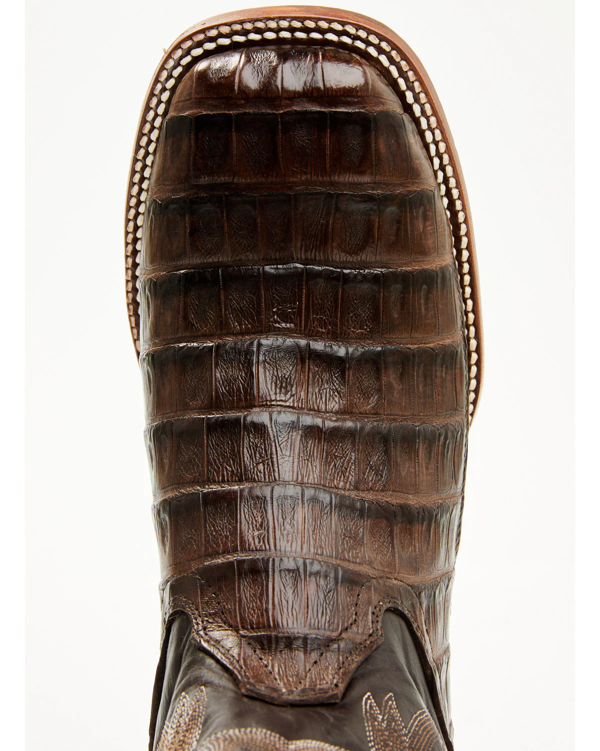 Cody James Men's Exotic Caiman Tail Skin Western Boots - Broad Square Toe - Image 6