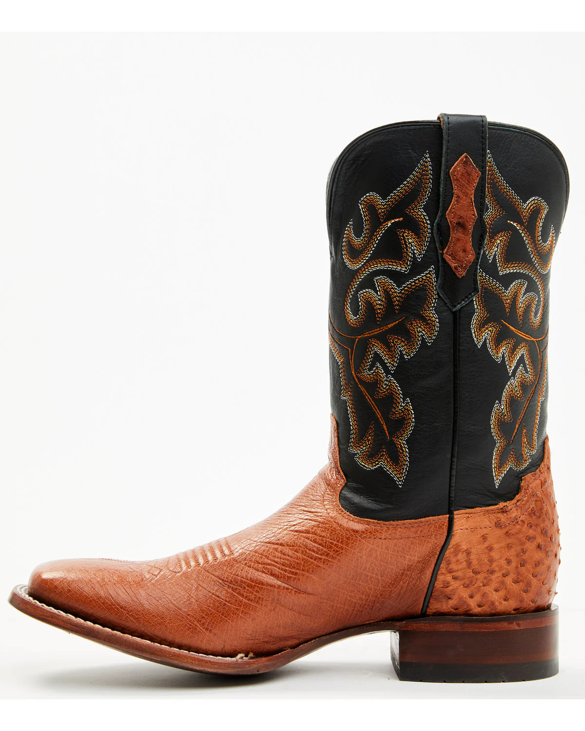 Cody James Men's Exotic Ostrich Western Boots - Broad Square Toe - Image 3