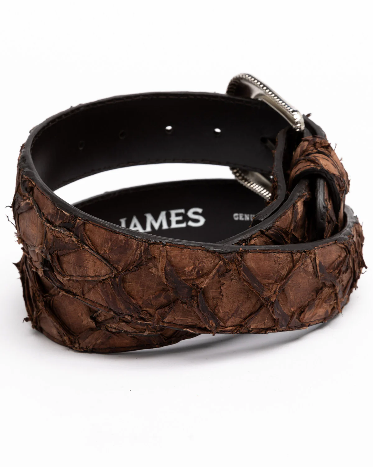 Cody James Men's Exotic Pirarucu Belt - Image 2
