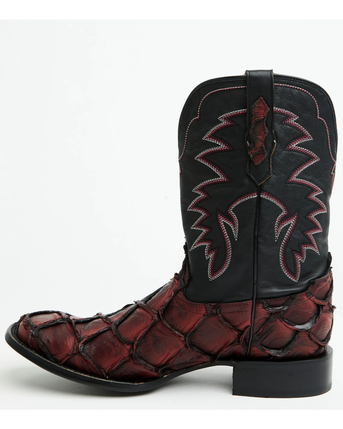 Cody James Men's Exotic Pirarucu Western Boots - Broad Square Toe - Image 3