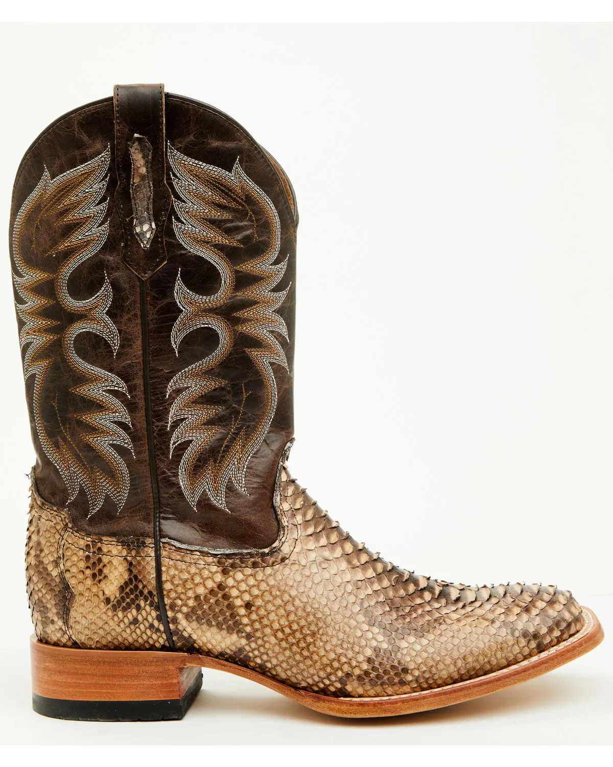 Cody James Men's Exotic Python Western Boots - Broad Square Toe - Image 2