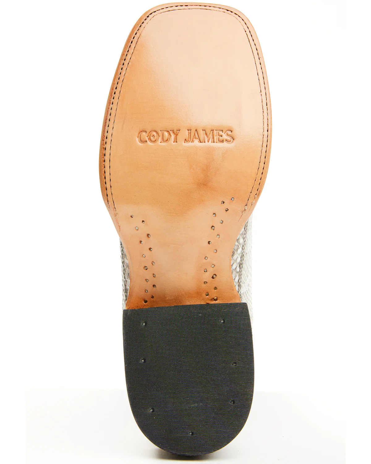 Cody James Men's Exotic Water Snake Back Cut Western Boots - Broad Square Toe - Image 7