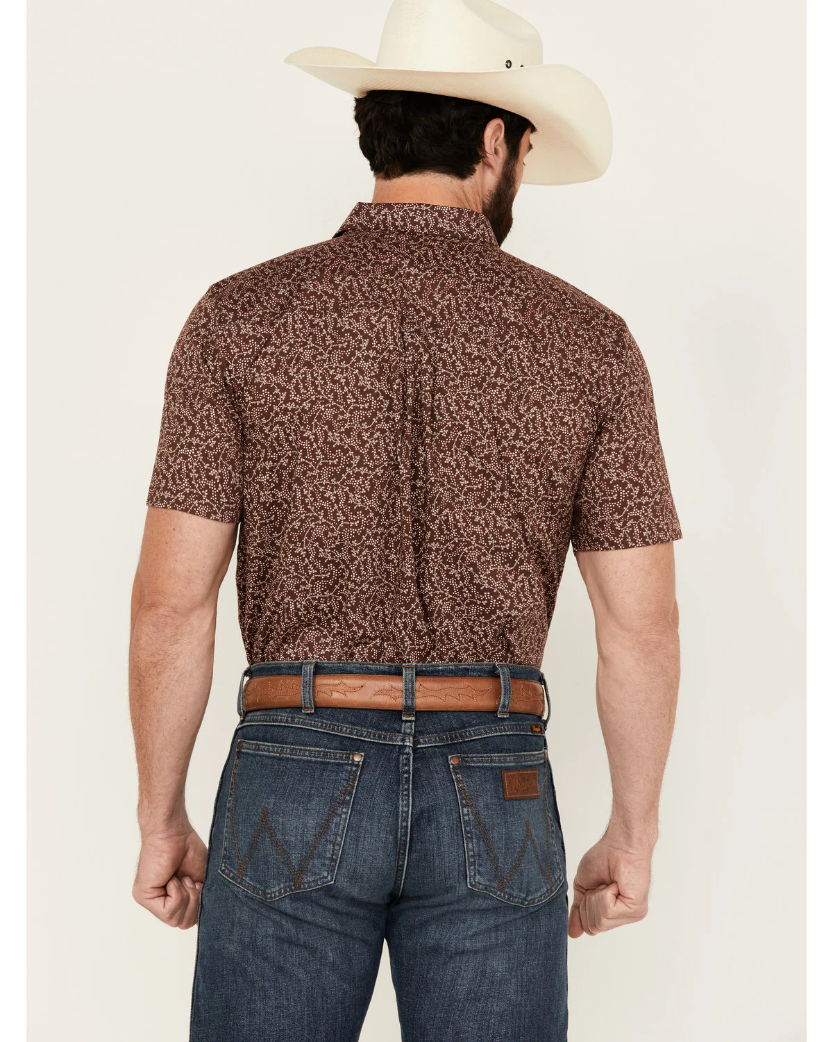 Cody James Men's Festive Floral Short Sleeve Button-Down Stretch Western Shirt - Image 4