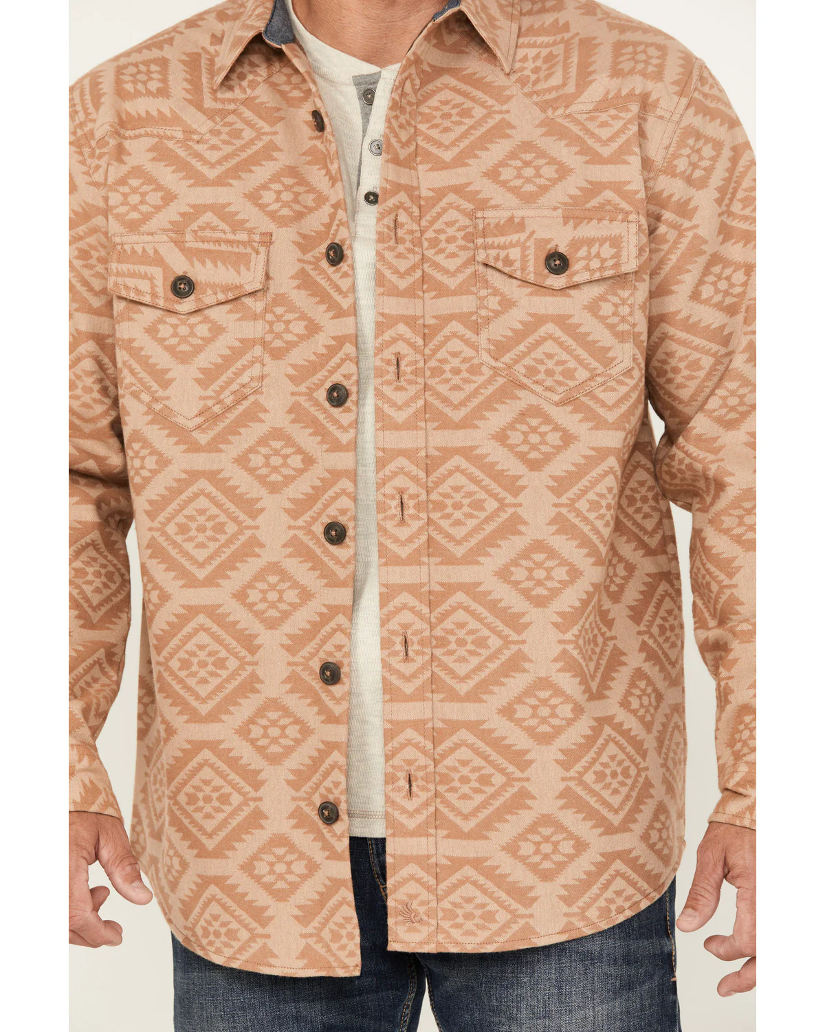 Cody James Men's Firefly Southwestern Print Shirt Jacket - Image 3